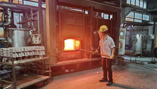 Metal Pouring Process